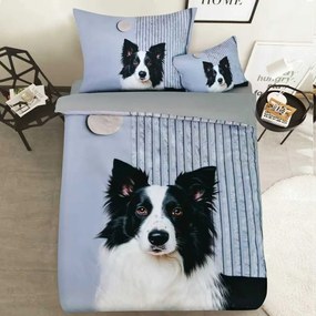 Posteľné obliečky PETTY COLLIE 3-dielna sada 140x200 cm