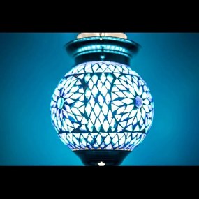 Orient lampa závesná mozaika Globe kolekcia ASTER Ø15