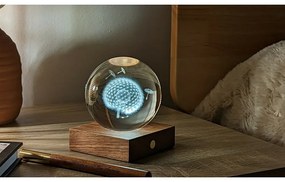 Tmavohnedá svetelná dekorácia na USB Amber – Gingko