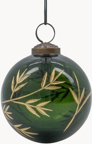 Ručne vyrobené vianočné ozdoby Baubles Leaf, 4 ks