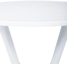 Autronic BONTEC Jedálenský stôl 65x65cm, plast, biela, DT-X7007 WT Farba: Biela