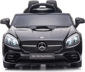 LEAN CARS Elektrické autíčko Mercedes SLC 300 LED MP3 čierne