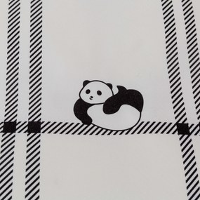 Flanelové obliečky z mikrovlákna CUTE PANDA biele Rozmer obliečky: 70 x 90 cm | 140 x 200 cm
