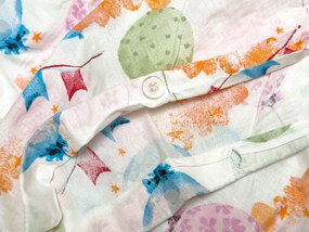 Krepové obliečky do postieľky Renforcé BALUNEA biele Rozmer obliečky: 45 x 65 cm | 90 x 140 cm