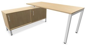 Písací stôl CS5040 4-L 180 cm so sideboardom