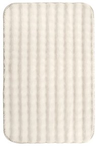 Kúpeľňový koberček 2-dielny 100x60 a 50x60 svetlobéžový Flow Bubbl