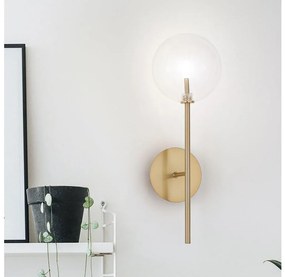 Ideal Lux - LED Nástenná lampa EQUINOXE 1xG4/2W/230V mosadz/číra