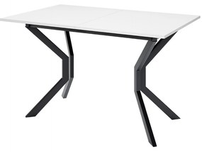 Jedálenský stôl Krawos M 125x80, Farby:: biela / čierna
