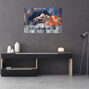Obraz - Ilustrácia potníkov (90x60 cm)