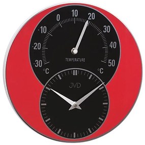 Nástenné hodiny s teplomerom JVD HW 35.1 30cm