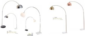 ACA DECOR Stojacia lampa MATILDA, biela farba