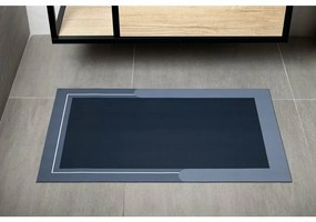 AQUALINE PCD012 kúpeľňová predložka 50 x 80 cm, modrá