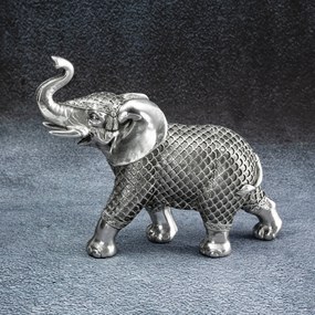 DEKORAČNÁ SOŠKA EVAN 9X25X20 CM SIVÁ