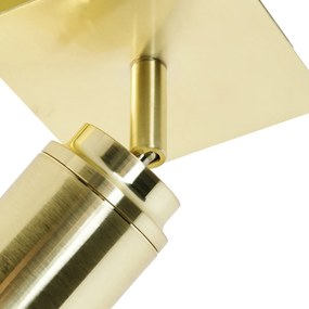 Moderné kúpeľňové bodové svetlo mosadzné štvorcové IP44 - Ducha