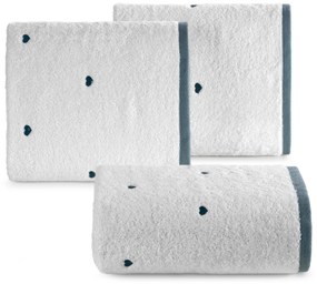 DETSKÝ BAVLNENÝ UTERÁK BABY58 SADA 3KS 70X140 CM BIELA