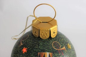 Klasik vianočná guľa s Luskáčikom LED 40cm