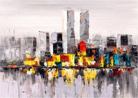 Obraz - Maľba veľkomesta (70x50 cm)