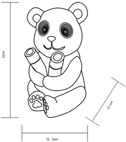 Globo 33876 - LED Solárne svietidlo SOLAR LED/0,12W/3V IP44 panda