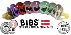 Kaučukové cumlíky BIBS Colour 6m+ 2ks Farba: béžová