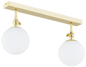 Argon 0844 - Kúpeľňový prisadený luster LATINA 2xE14/7W/230V IP44 mosadz AR0844
