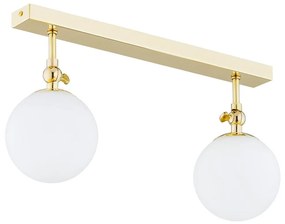 Argon 0844 - Kúpeľňový prisadený luster LATINA 2xE14/7W/230V IP44 mosadz