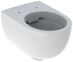 GEBERIT Selnova závesné WC Rimfree (bez splachovacieho kruhu) s hlbokým splachovaním, zvýšené, 355 x 530 mm, biela, 500.694.01.2