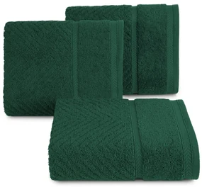 BAVLNENÝ UTERÁK KALIA8 SADA 6KS 50X90 CM TMAVOZELENÁ