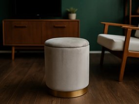 CH Taburetka s úložným priestorom Lena - sivá