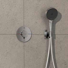 Hansgrohe ShowerSelect Comfort S, termostat pod omietku pre 2 spotrebiče s EN1717, chrómová,  HAN-15556000
