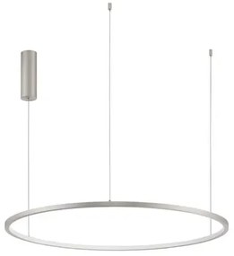 LED luster Tarquin 80 Strieborná