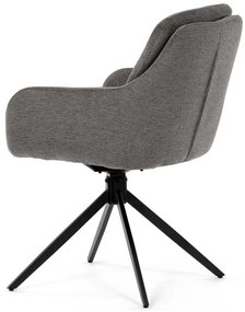 Autronic BONTEC Jedálenská stolička, sivá, látka, DCH-P3174 GREY2 Farba: Šedá