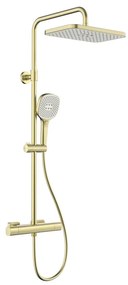 KFA Armatura 5756-910-31 - Sprchová súprava s termostatickou kartušovou batériou MALAGA, zlatá