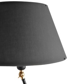 Stojacia lampa AYD 1xE27/40W/230V čierna