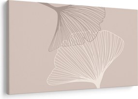 Obraz - Béžové listy N⁰2 (90x60 cm)