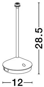 Vonkajšia stolová lampa Lumo zelená