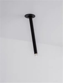 LED čierne moderné stropné svietidlo Stilvi 24