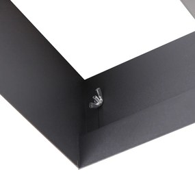 Sada 6 zapustených bodových svetiel čiernych GU10 AR111 bez rámu 2-svetlo - Oneon