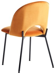 Set 2 ks jedálenských stoličiek Clarissa (oranžová). Vlastná spoľahlivá doprava až k Vám domov. 1078499