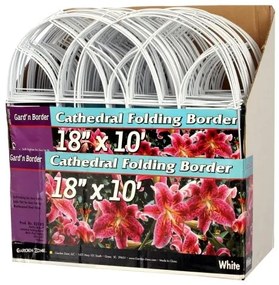 Záhradný plôtik biela, 3 m