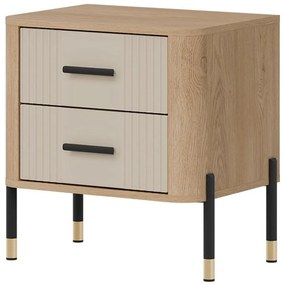 Nočný Stolík Dante Dt21 Dub Cremona / Kašmír