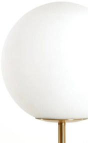 Stojacia lampa v bielo-zlatej farbe (výška 156 cm) Medina - Light &amp; Living