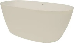 Voľne stojaca vaňa SAT Aula 160x78,7 cm liaty mramor ľavá aj pravá béžováSATAULA1600BE