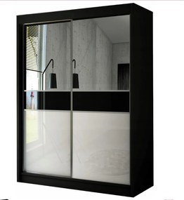Kvalitná Šatníková Skriňa Tito 150 cm Vanilka Dub craft