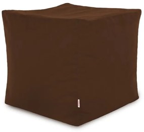 Taburetka Cubo hnedá plyš