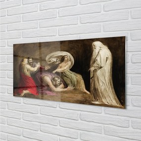 Obraz na skle art staroveku 125x50 cm