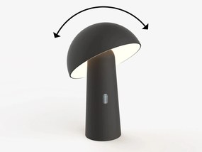 Shitake exteriérová lampa čierna