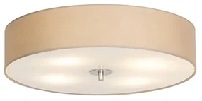 Rustikálne stropné svietidlo béžové 50 cm - Drum