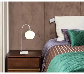 Globo 15548TW - Stolná lampa MAXY 1xE27/40W/230V biela