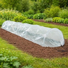 Záhradný fóliovník BestBerg BBGT-1028 / 1,35 m² / 300 x 45 x 30 cm / transparentná