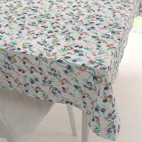 Biante Dekoračný obdĺžnikový obrus Leona LN-145 Olivy na režnom 120x140 cm